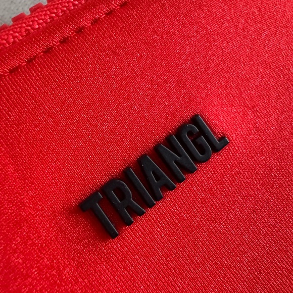 Triangl Swimwear Red Neoprene Pouch - Picture 2 of 6